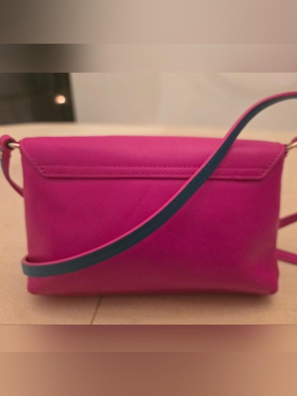 Kate Spade Newbury Lane Sally Twist Lock Stroybook Crossbody Pink Leather EUC - Picture 3 of 12